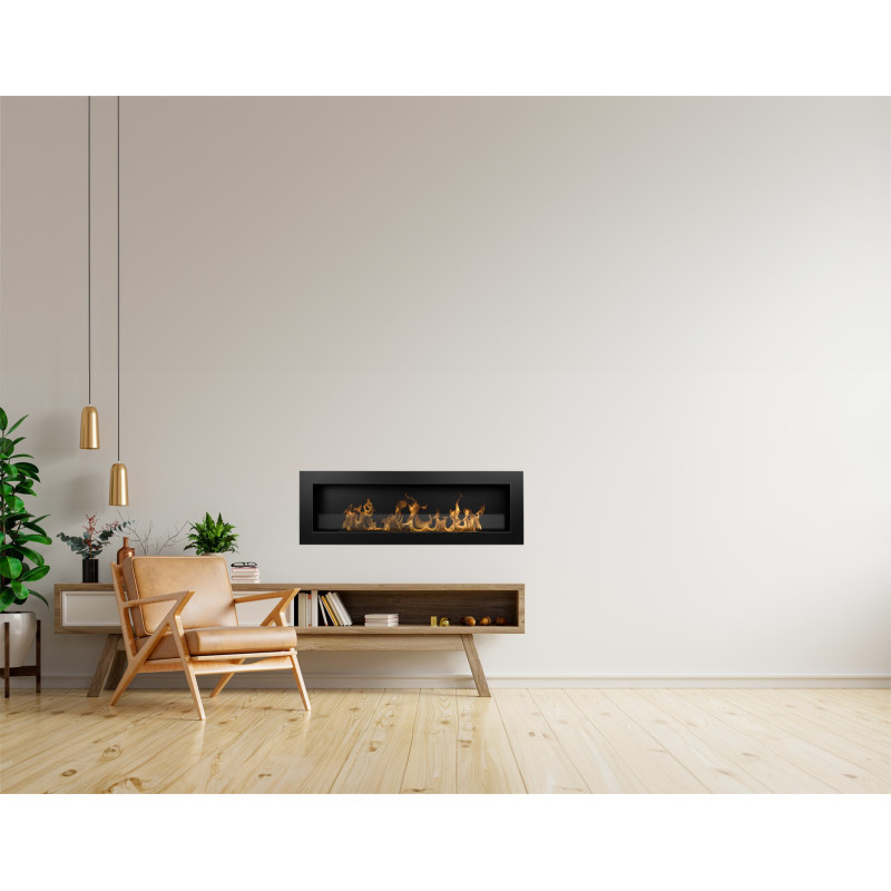 Aflamo Honos 155 z szybą - biokominek ścienny/ do zabudowy