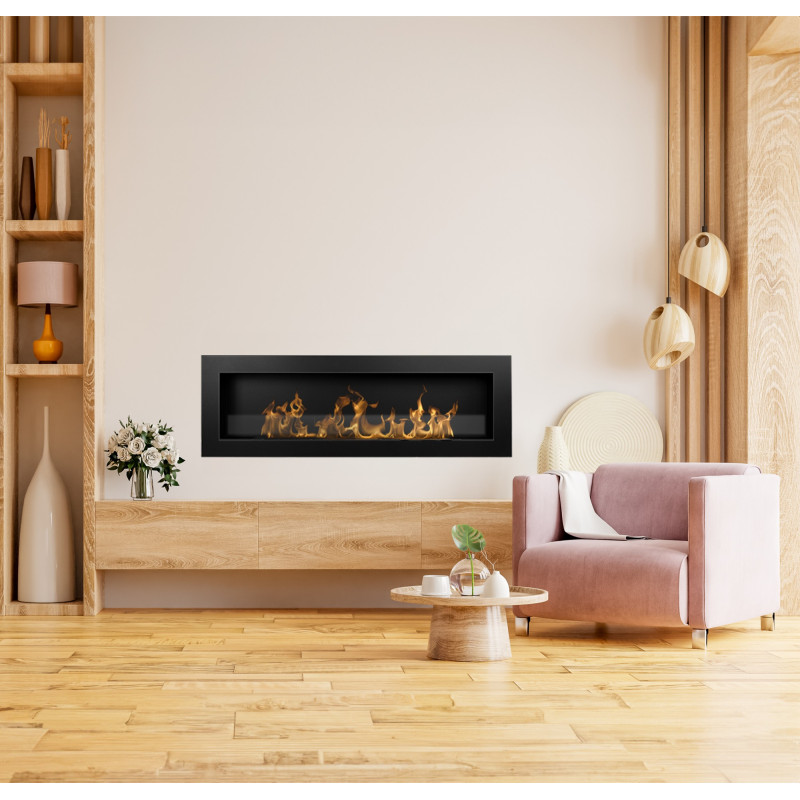 Aflamo Honos 155 z szybą - biokominek ścienny/ do zabudowy