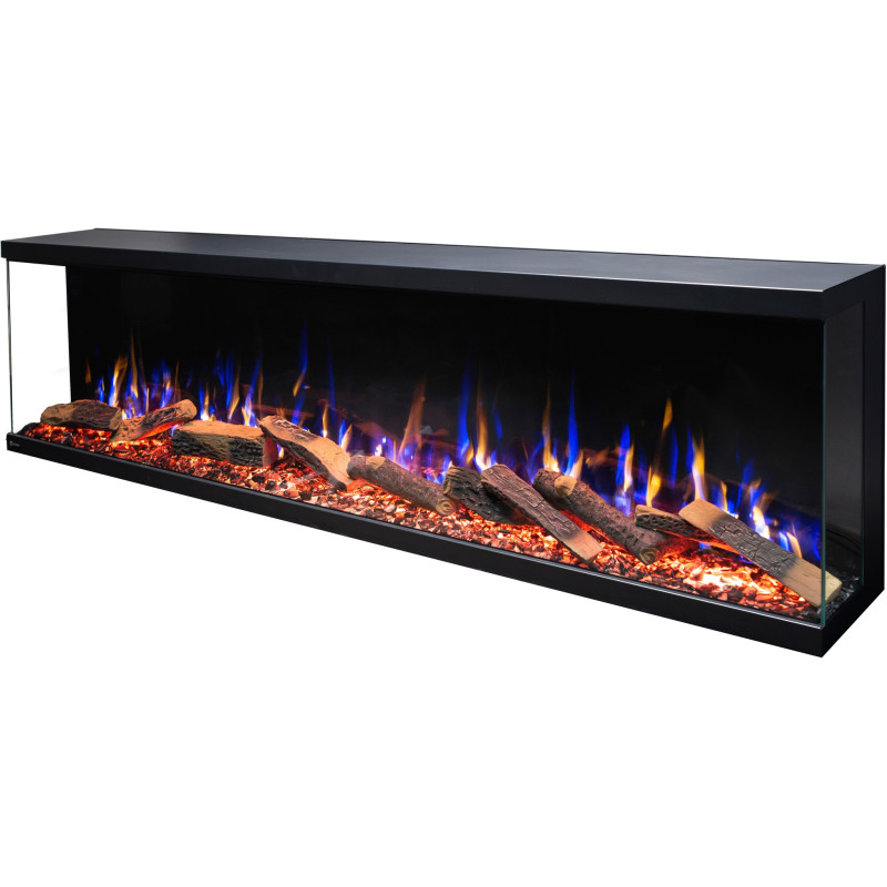 Aflamo Unique NH 80 - kominek elektryczny LED ścienny/ do zabudowy/bez grzania