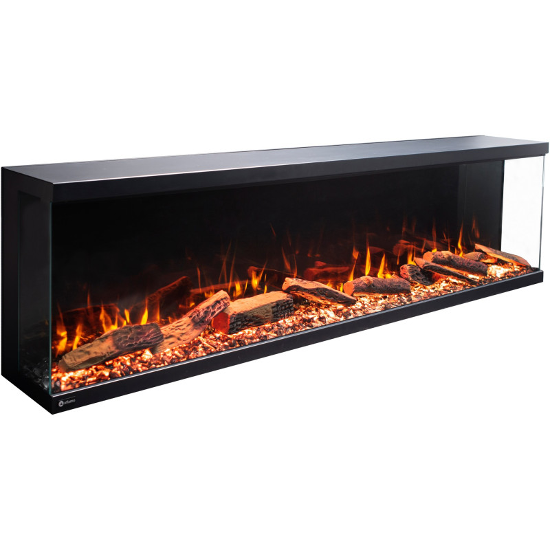 Aflamo Unique NH 80 - kominek elektryczny LED ścienny/ do zabudowy/bez grzania