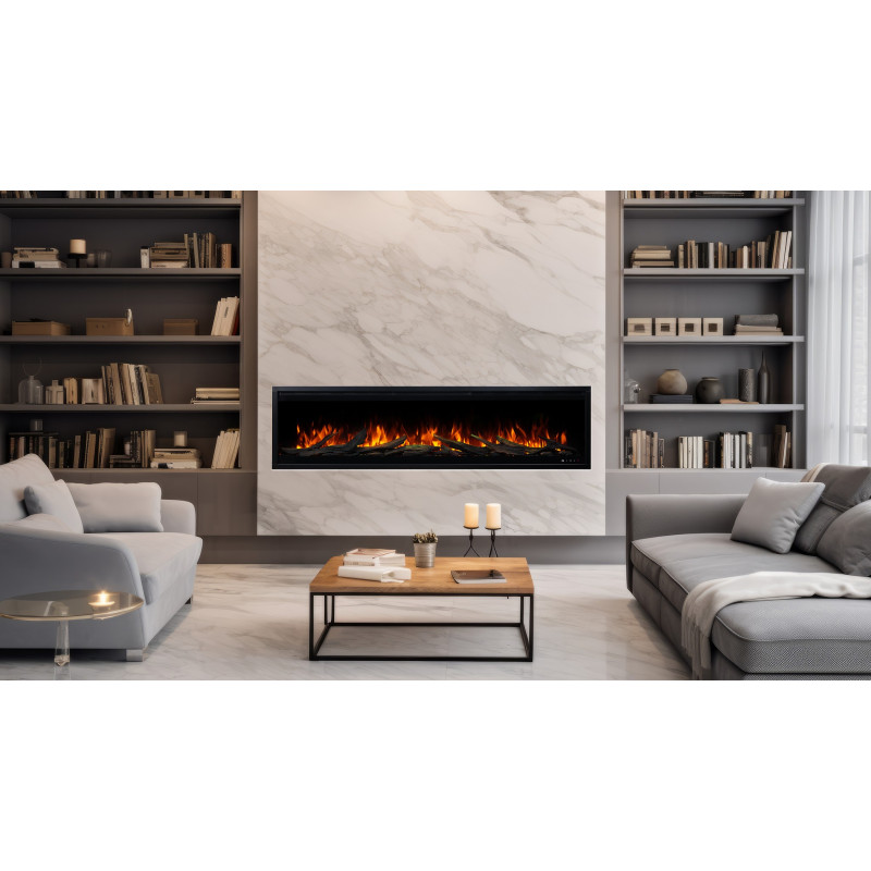 Aflamo Royal 3D 160- kominek elektryczny LED do zabudowy