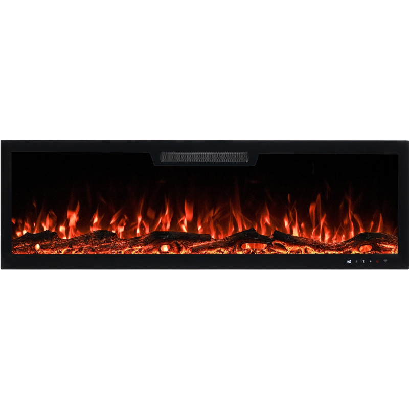 Aflamo Elite 107 - kominek elektryczny LED ścienny/do zabudowy