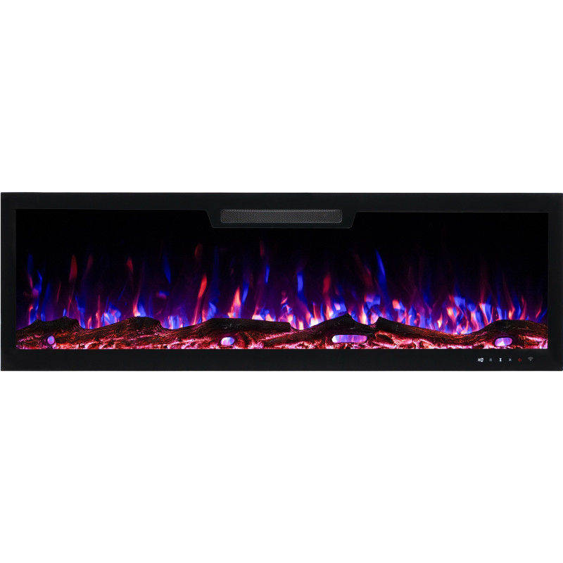Aflamo Elite 107 - kominek elektryczny LED ścienny/do zabudowy