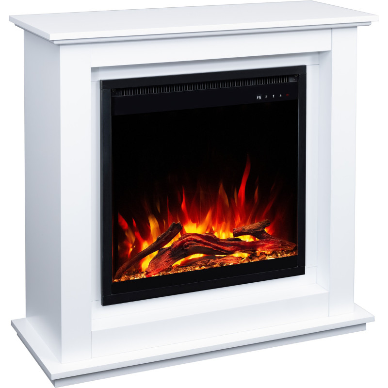 Aflamo Sund White 3D (45x60) - kominek elektryczny z obudową
