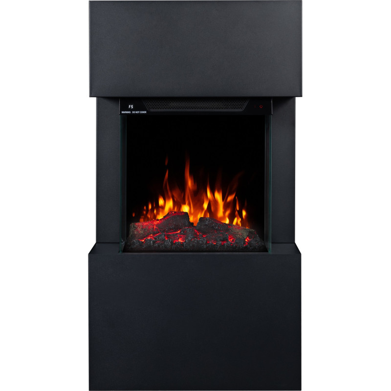 Aflamo Texel czarny - kominek elektryczny wolnostojący