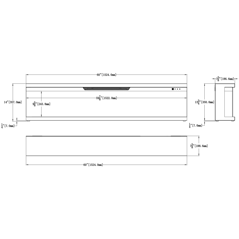 Emotion Flame Unity 127 - kominek elektryczny LED