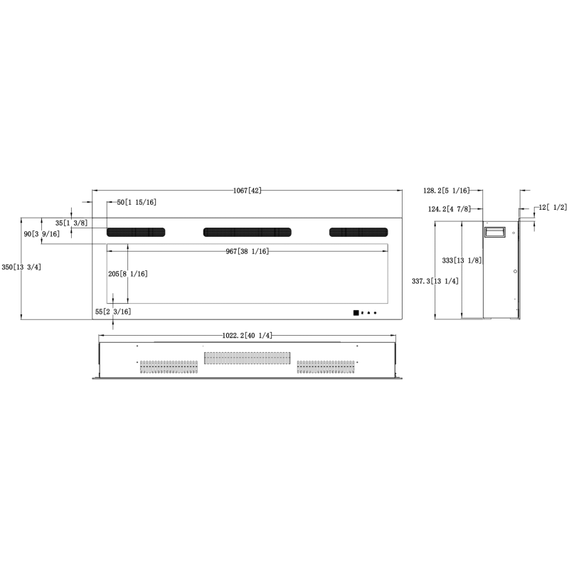 Kominek elektryczny Monarch LED 183 Emotion Flame