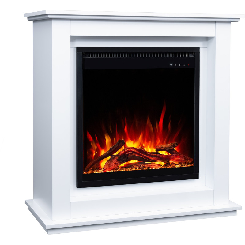 Aflamo Sund Black 3D (60x60) - kominek elektryczny z obudową