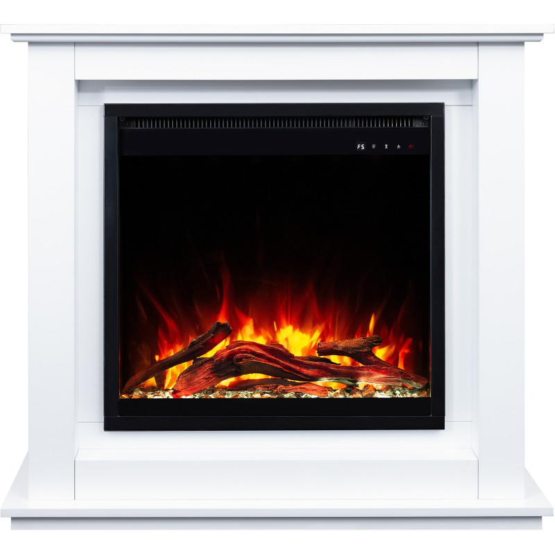 Aflamo Sund Black 3D (60x60) - kominek elektryczny z obudową