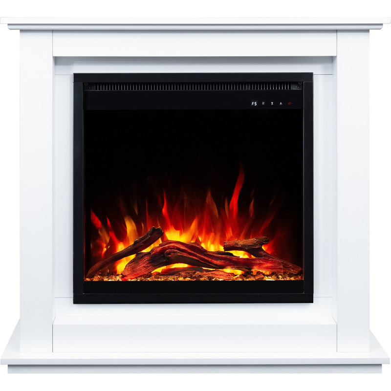 Aflamo Sund Black 3D (60x60) - kominek elektryczny z obudową