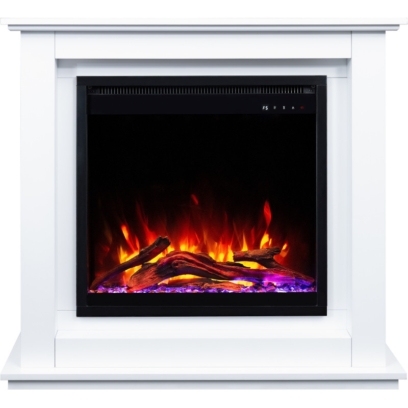 Aflamo Sund Black 3D (60x60) - kominek elektryczny z obudową