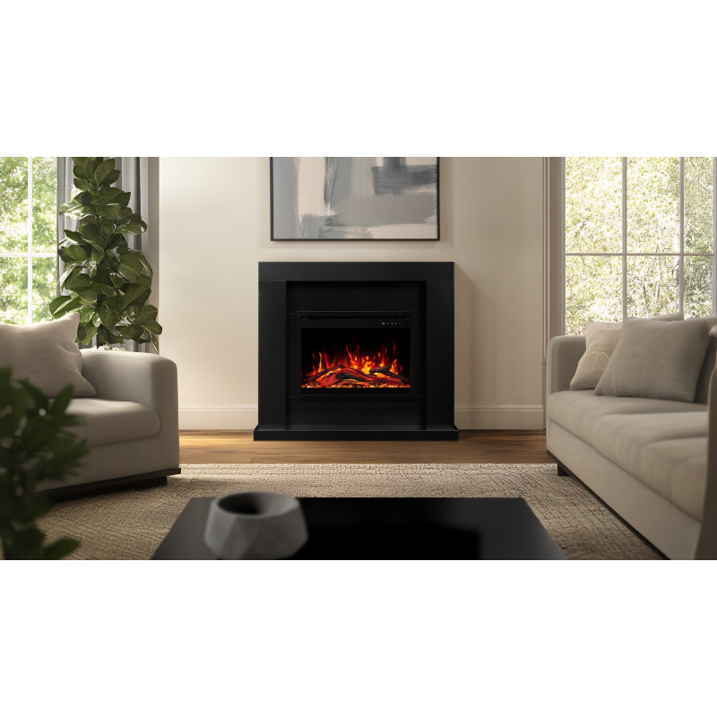 Aflamo Jolo Oak 3D (60x60) - kominek elektryczny z obudową