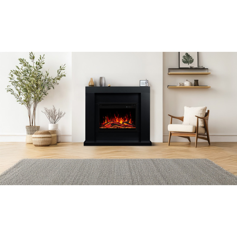 Aflamo Jolo Oak 3D  (45x60) - kominek elektryczny z obudową