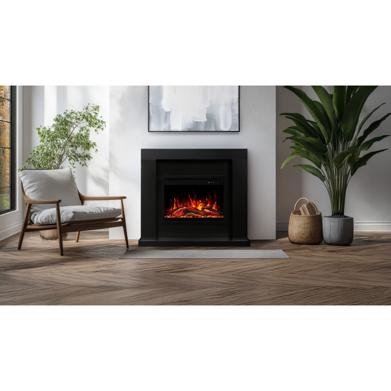 Aflamo Jolo Oak 3D  (45x60) - kominek elektryczny z obudową