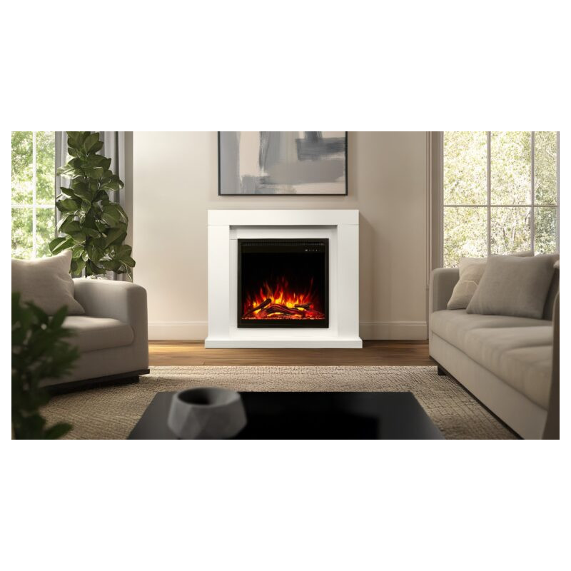 Aflamo Jolo Oak 3D (60x60) - kominek elektryczny z obudową