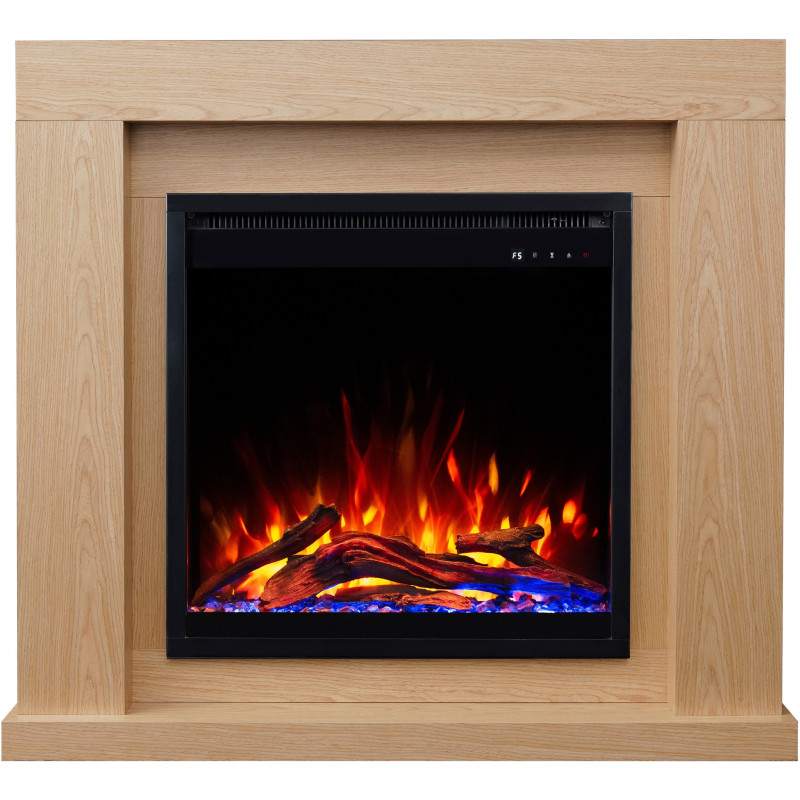 Aflamo Jolo Black 3D (60x60) - kominek elektryczny z obudową