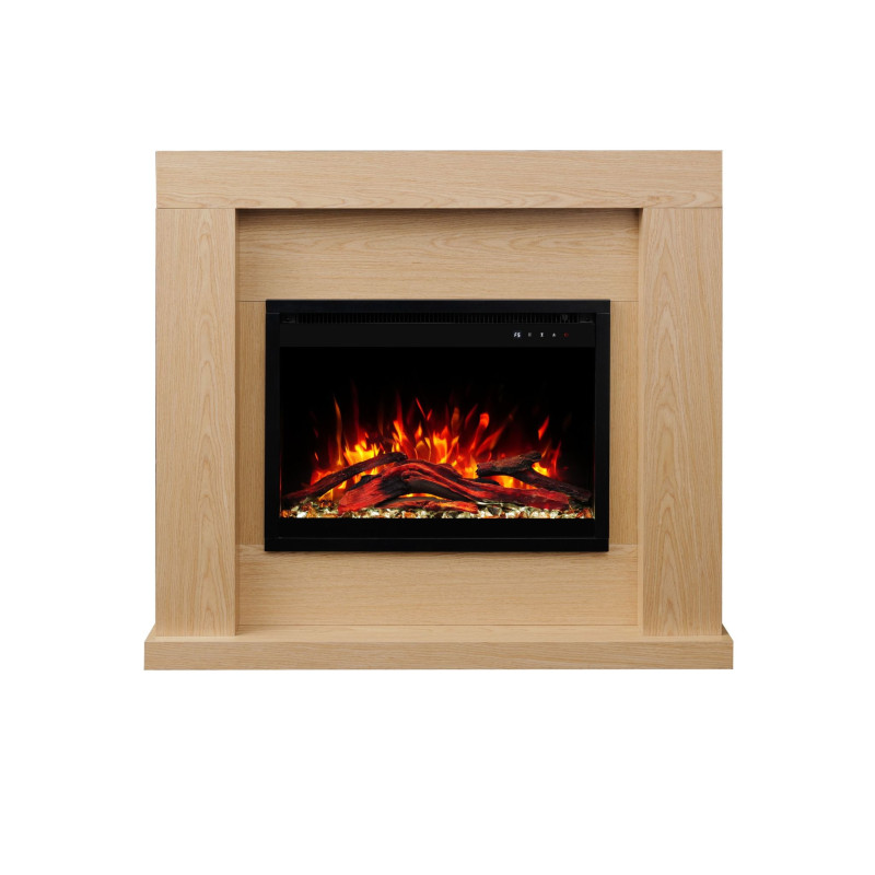 Aflamo Jolo White 3D (45x60) - kominek elektryczny z obudową