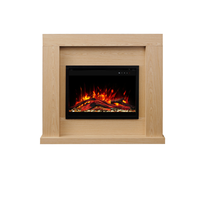 Aflamo Jolo White 3D (45x60) - kominek elektryczny z obudową