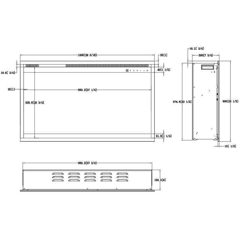 Aflamo wkład 3D model 60x45