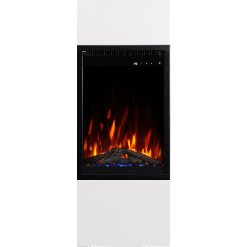 Aflamo  Milos 40 czarny - kominek elektryczny wolnostojący