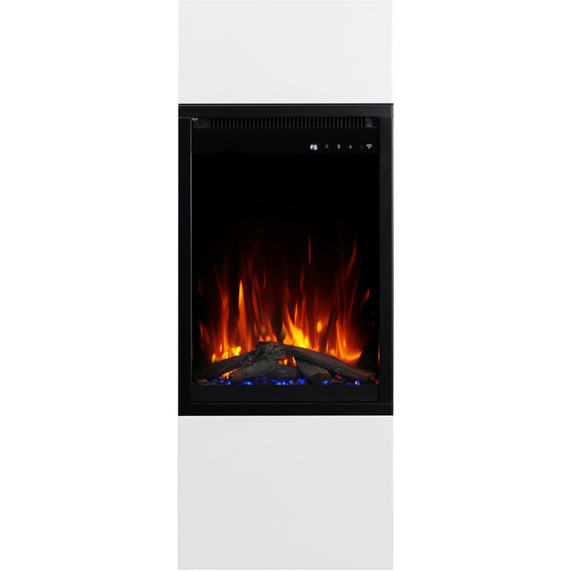 Aflamo  Milos 40 czarny - kominek elektryczny wolnostojący