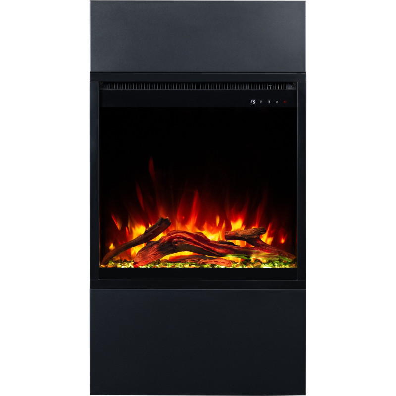 Aflamo  Milos 60 czarny - kominek elektryczny wolnostojący