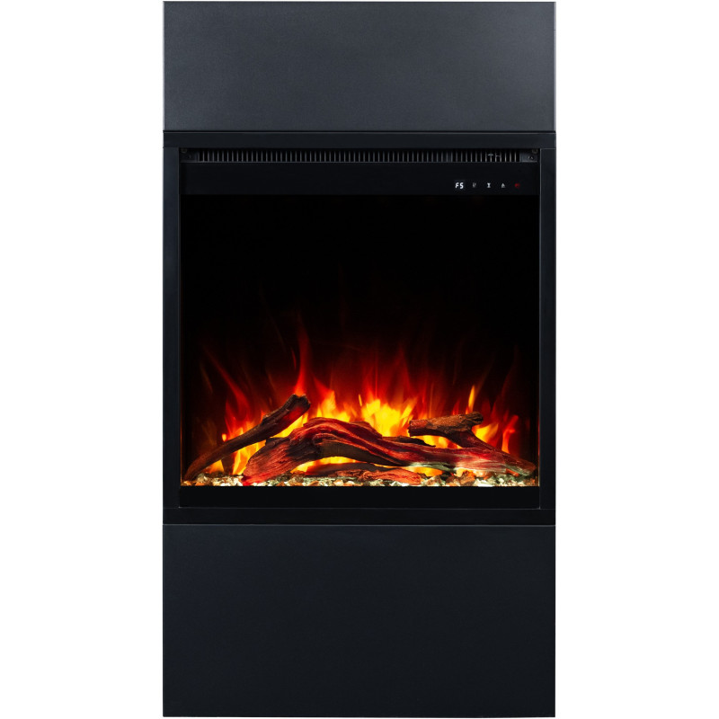 Aflamo  Milos 60 czarny - kominek elektryczny wolnostojący