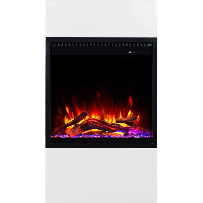Aflamo  Milos 60 czarny - kominek elektryczny wolnostojący