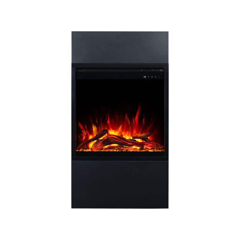 Aflamo Milos 60 biały - kominek elektryczny wolnostojący