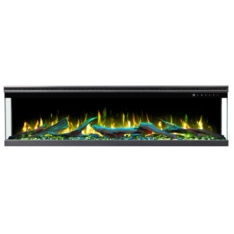 Aflamo Unique PRO 100- kominek elektryczny LED ścienny/do zabudowy