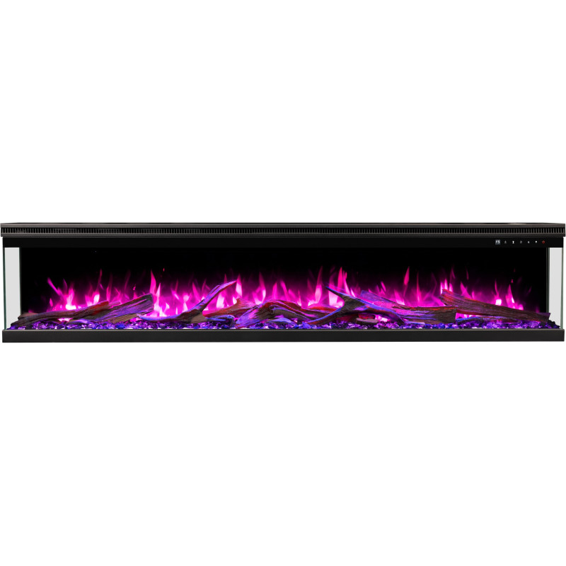 Aflamo Unique PRO 100- kominek elektryczny LED ścienny/do zabudowy
