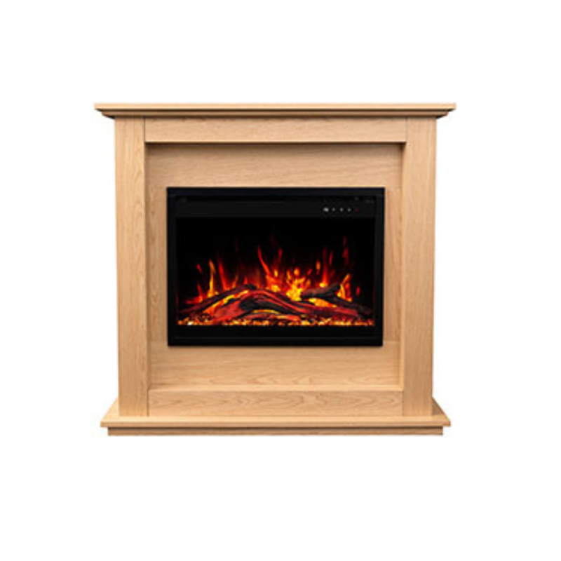 Aflamo Sund Oak 3D  (45x60)-kominek elektryczny z obudową