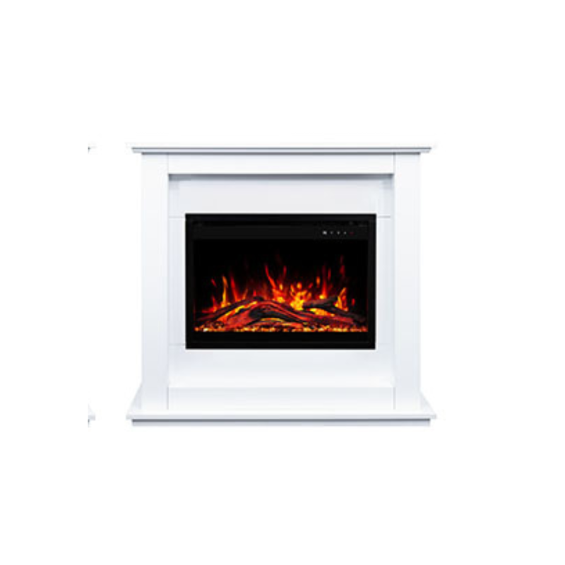 Aflamo Sund White 3D (45x60) - kominek elektryczny z obudową
