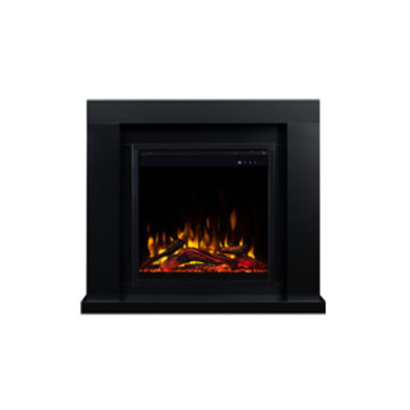 Aflamo Jolo Black 3D (60x60) - kominek elektryczny z obudową
